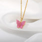 cute little butterfly necklaces