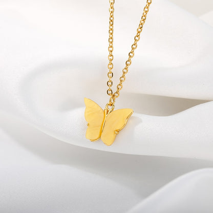 cute little butterfly necklaces