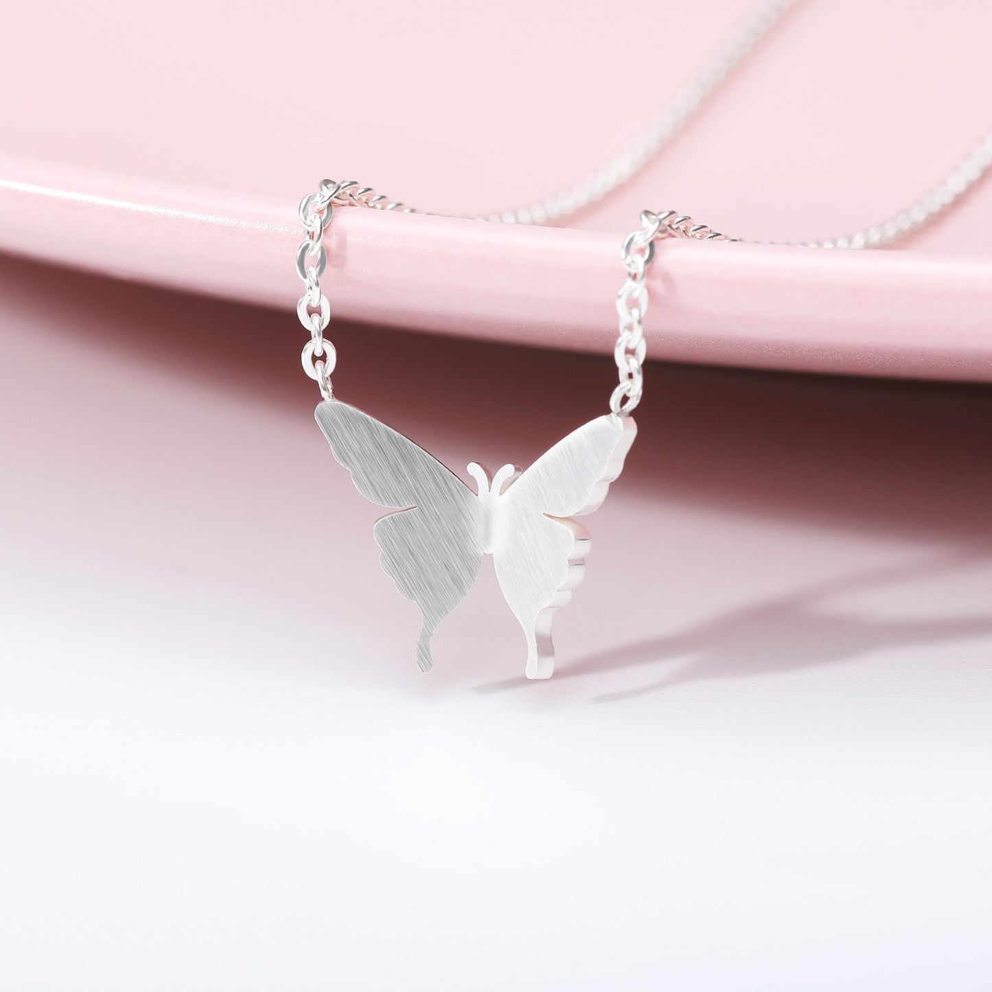 simple butterfly necklace